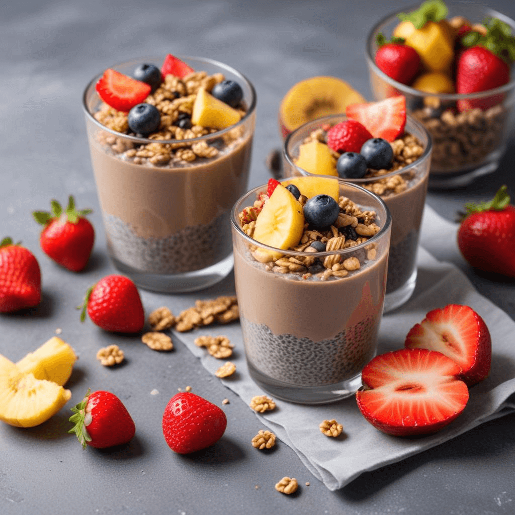 Vegán Nutellás chia puding