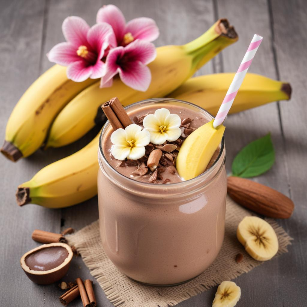 Vegán Nutellás smoothie